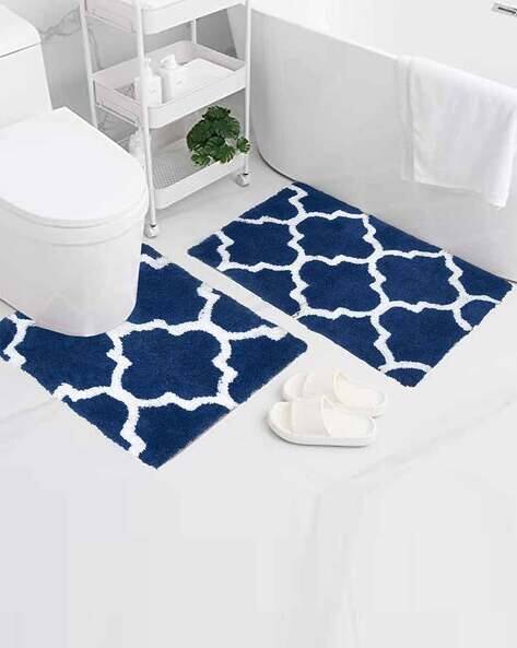 AAZEEM Set of 2 Printed Bath Mats