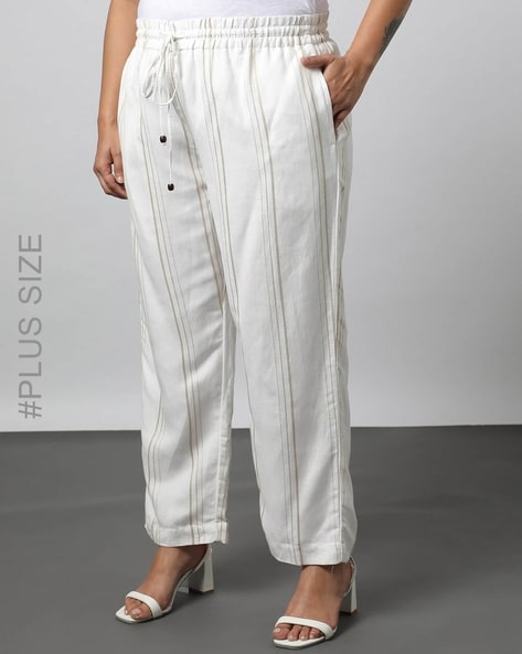 Cato Fashions | Cato Plus Size White Trouser Pants
