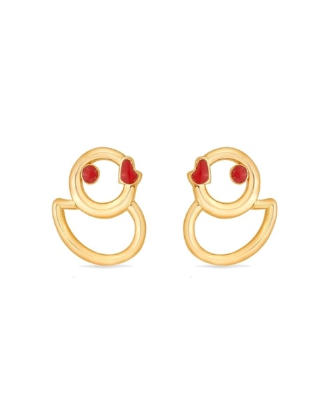 14K Yellow Gold White CZ Star Screw Back Earrings For Children Of Ages –  Loveivy.com