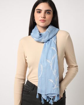 Blue best sale scarf ladies