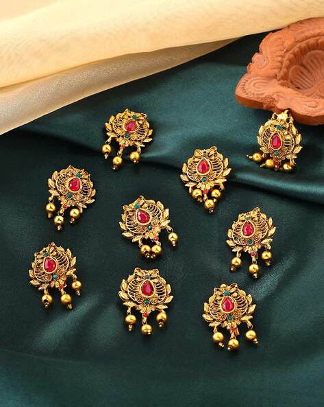 Buy Gold Brooches & Pins for Women by Yellow Chimes Online Buy Gold Brooches & Pins for Women by Yellow Chimes Online