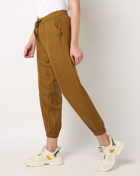 Buy Olive Trousers & Pants for Women by ISCENERY BY VERO MODA