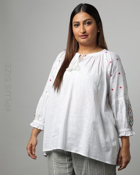 Buy White Tops for Women by Outryt Online