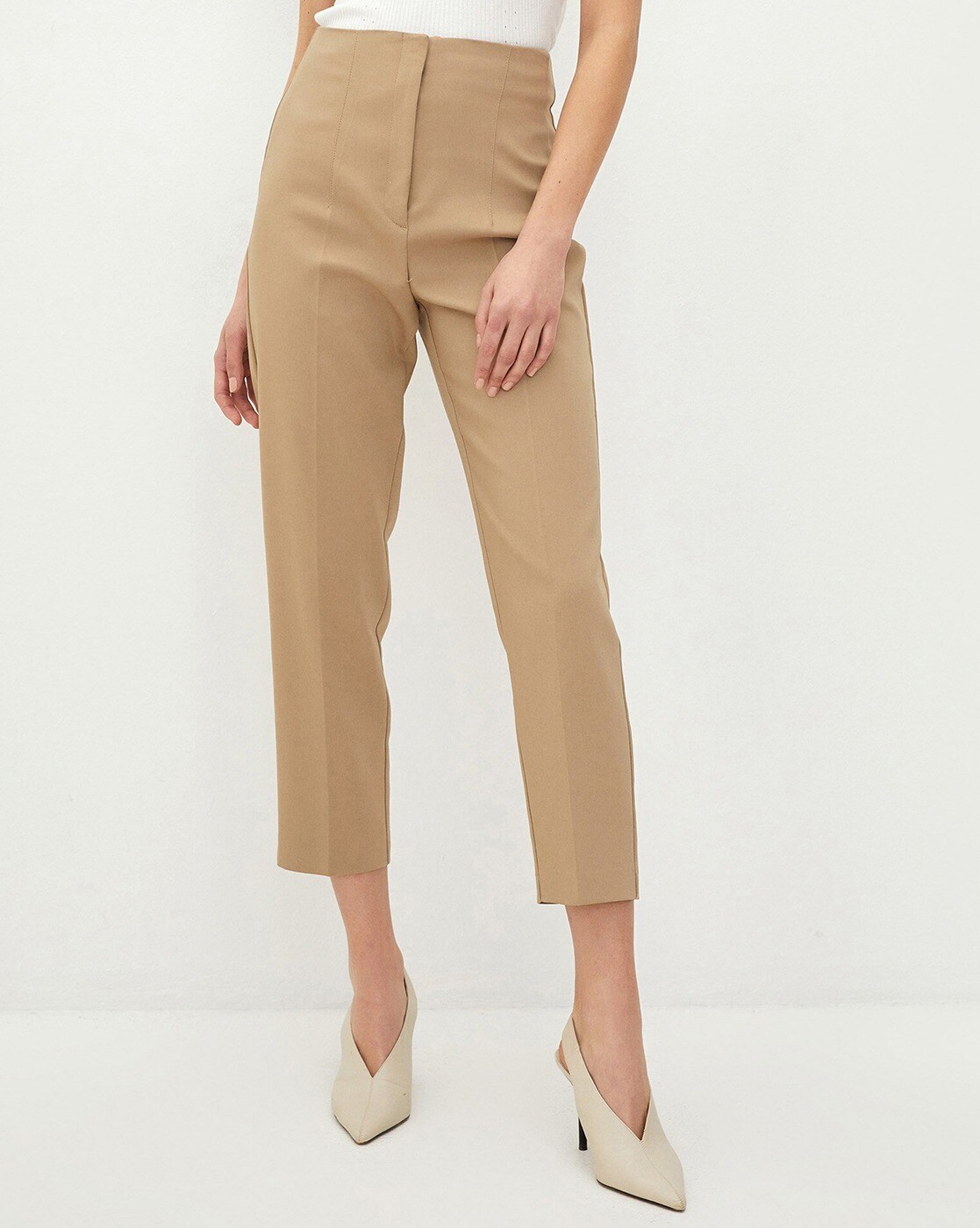 Buy Beige Trousers & Pants for Women by LC Waikiki Online