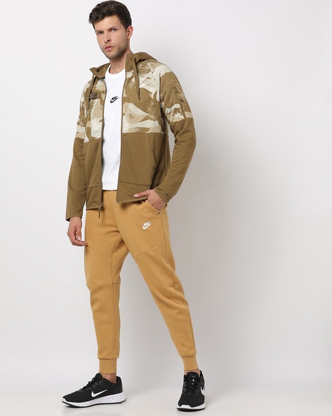 Nike khaki sales hoodie mens