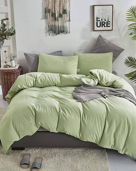 210 TC Single Size Blanket Bedsheet with Pillow Cover