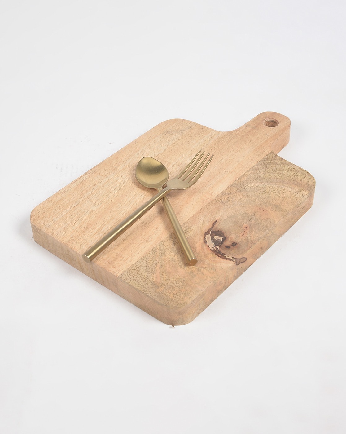 Small Wooden Cutting Board - Brown/mango wood - Home All