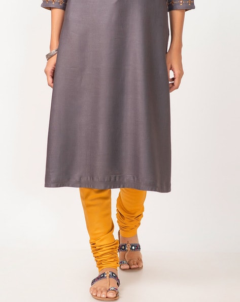 Buy Mustard Salwars & Churidars for Women by Fabindia Online