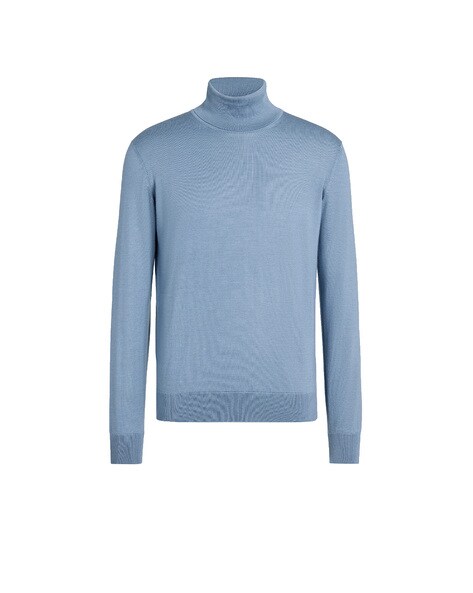 Light blue deals turtleneck mens