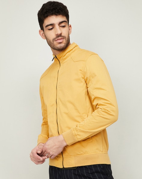 plain yellow jacket