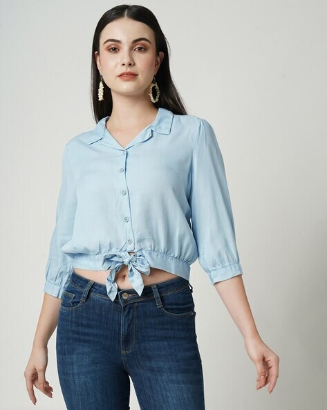 Buy Blue Shirts for Women by KRAUS Online