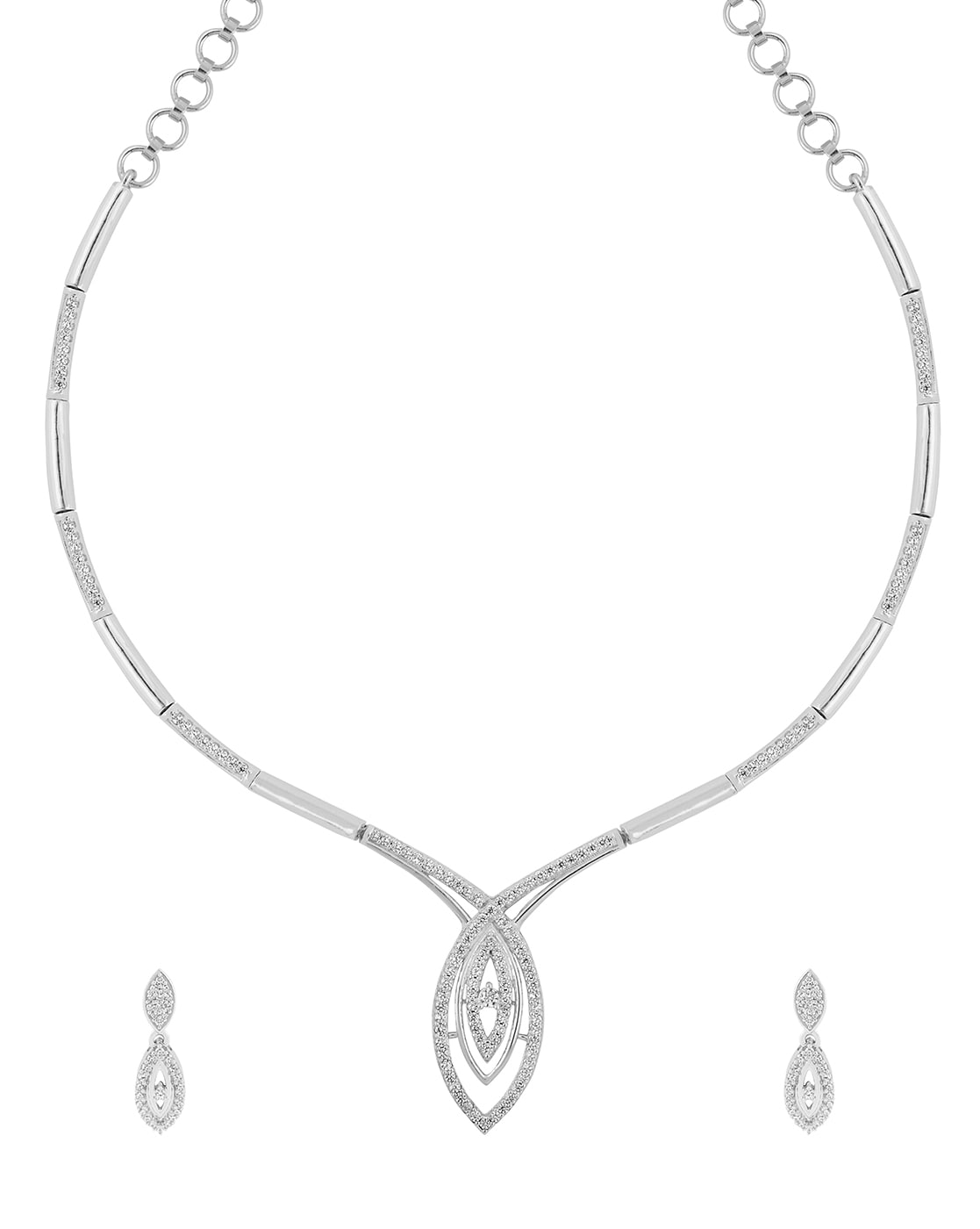 Diamond Necklace Sets India | Buy Necklace Sets Online | ORRA