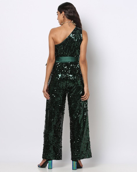 Moon River Hunter Green Jumpsuit | 50 Hot Summer Pieces That Cost $50 or  Less — From Pretty Dresses to Comfy Sandals | POPSUGAR Fashion UK Photo 27