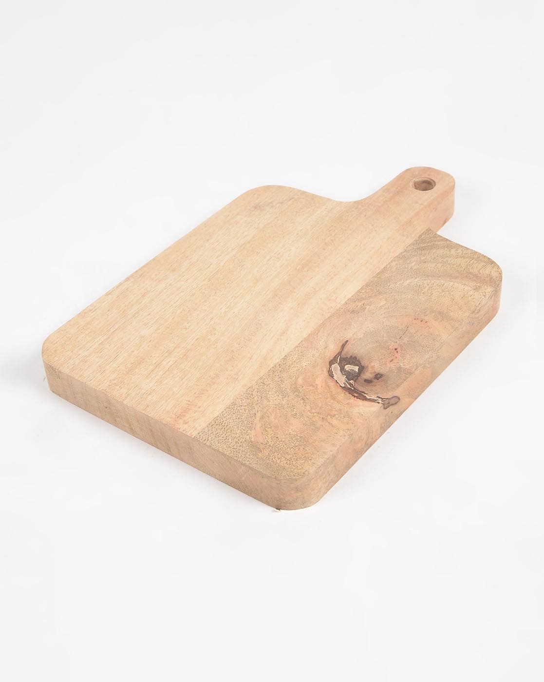 India.Curated. Handmade Wooden Cutting Board / Natural - Mango