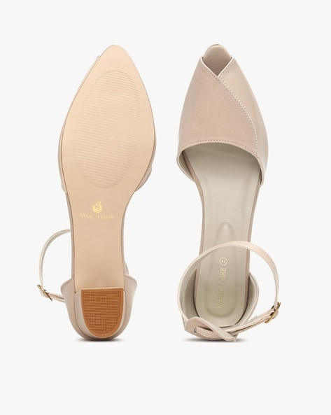 Buy Cream Heeled Sandals for Women by Marc Loire Online