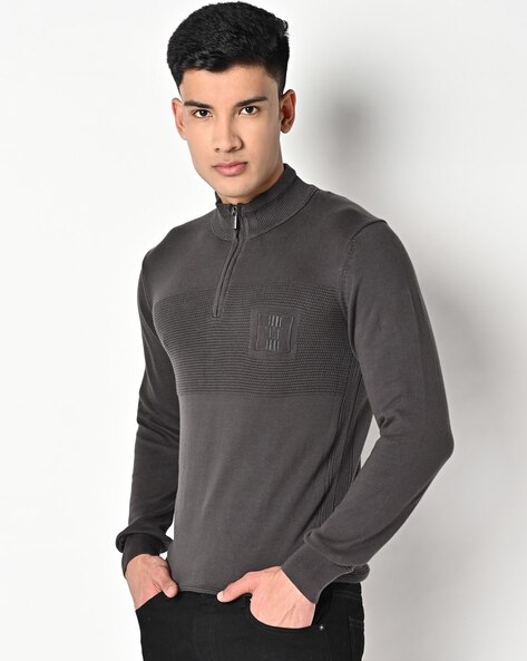 Half high outlet neck sweater