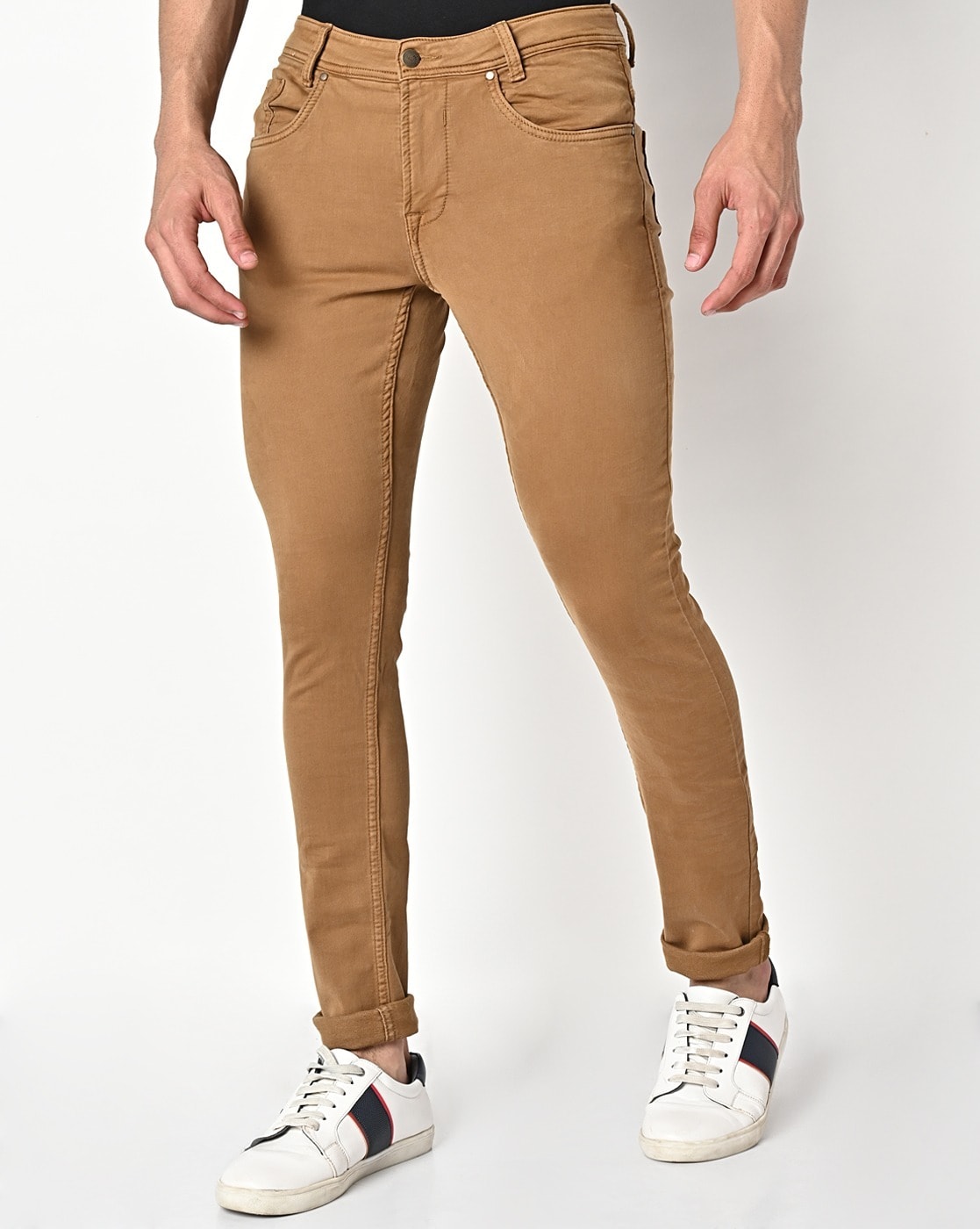 Buy Navy Super Slim Fit Originals Stretch Jeans Online at Muftijeans