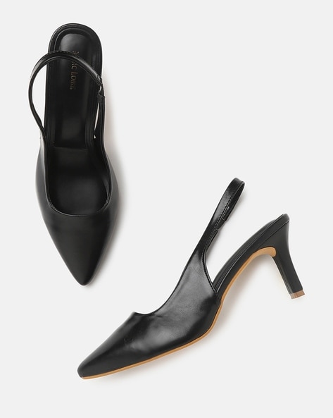 Pointed-Toe Pumps with Slingback