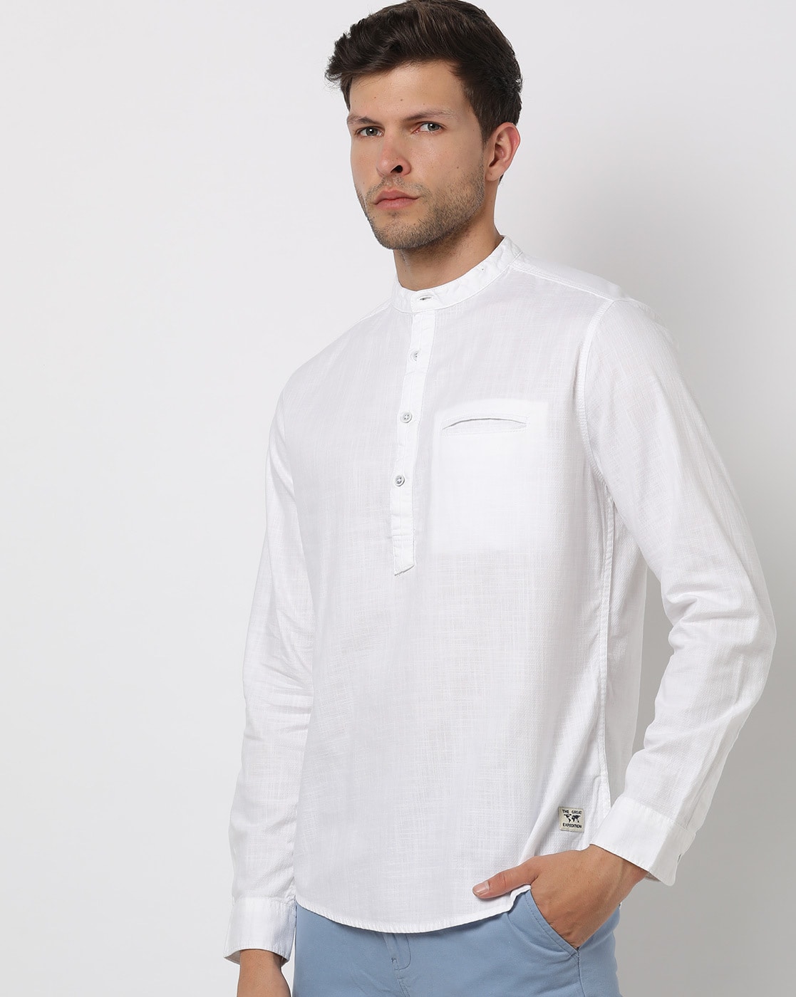 Buy White Shirts for Men by DNMX Online 