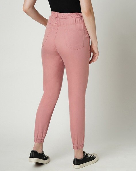 High waist skinny jogger 2025 pink