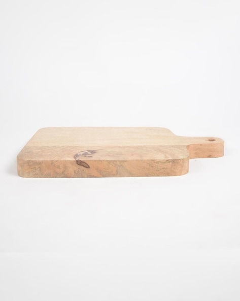 India.Curated. Handmade Wooden Cutting Board / Natural - Mango