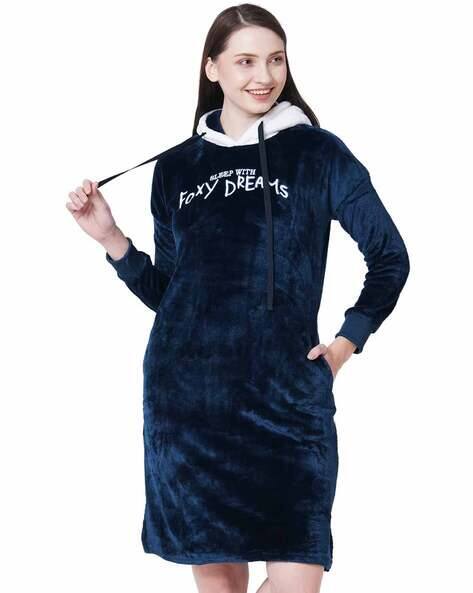 Buy Navy Blue Nightshirts&Nighties for Women by Sweet Dreams