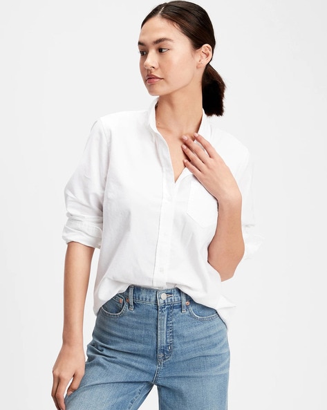 Buy white Tops for Women by GAP Online Ajio