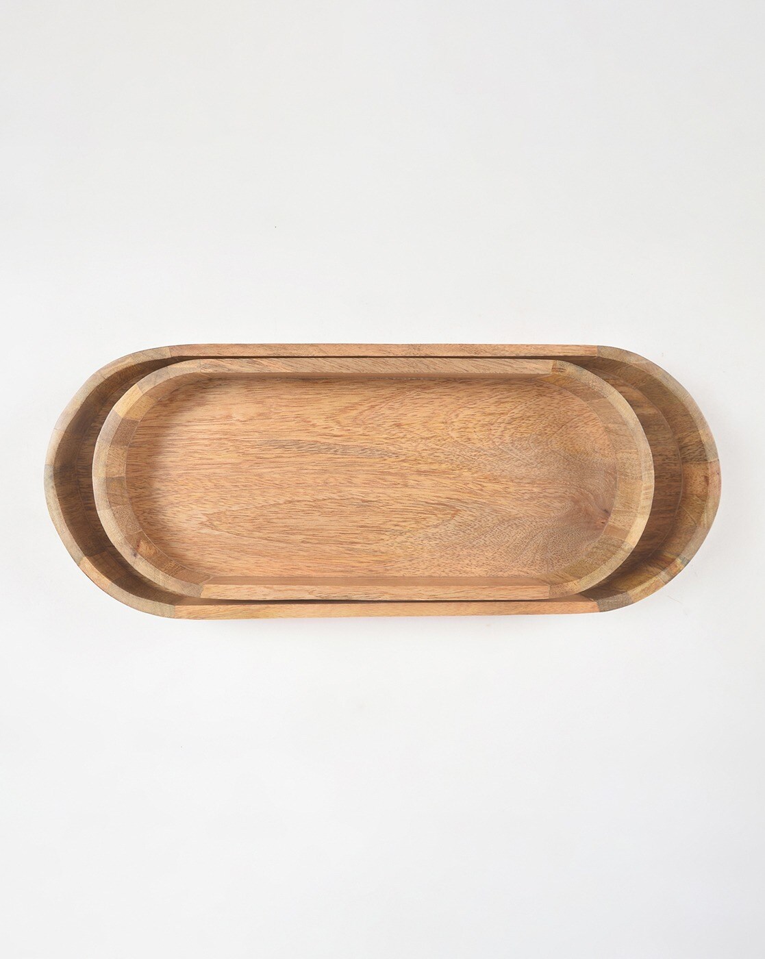 Oval wooden tray - Brown/Mango wood - Home All
