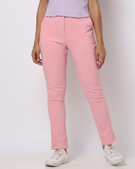 Go Colors Women Baby Pink Formal Trousers Buy Go Colors Women Baby Pink  Formal Trousers Online at Best Price in India  Nykaa