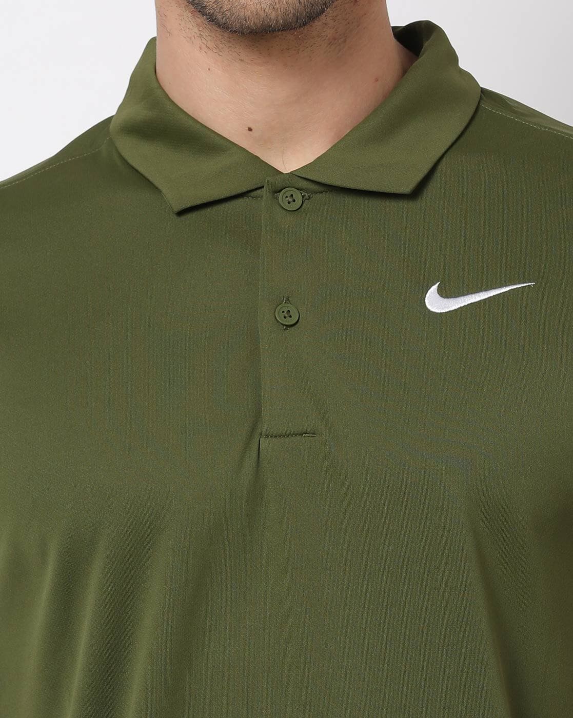 Olive green cheap nike polo