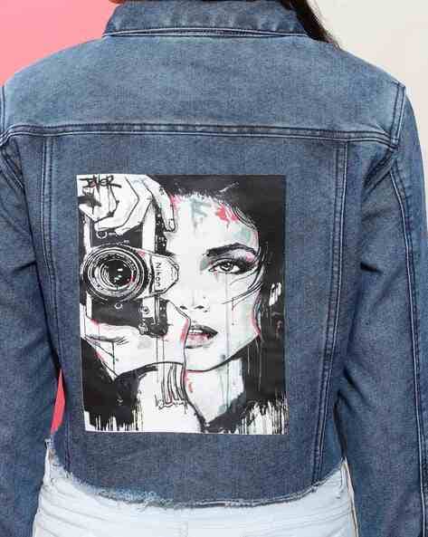 Irma Zauber Art and Custom work - Custom painted denim jacket | Facebook