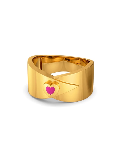 10kt Two-Tone Gold Womens Cubic-Zirconia Love Symbol Infinity Heart Ri –  Orlando Gold Ko