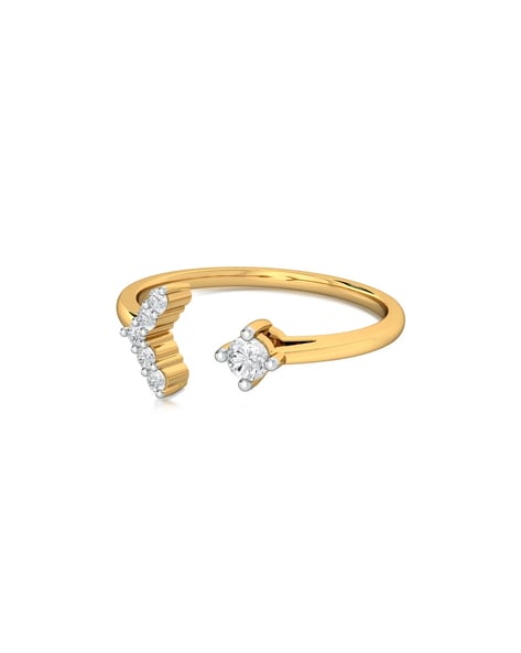 Buy Yellow Gold Rings for Women by Melorra Online