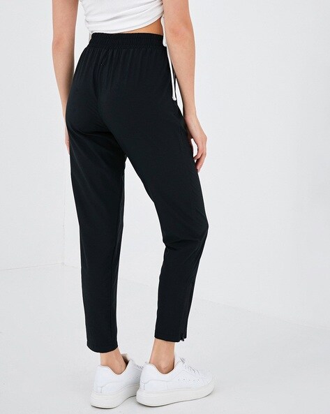 Women Straight Track Pants with Elasticated Waist