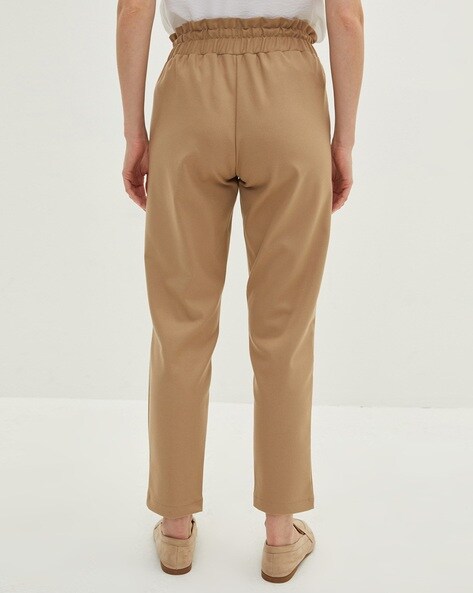 Buy Beige Trousers & Pants for Women by LC Waikiki Online