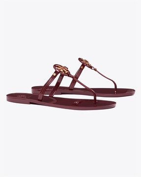 Buy Maroon Flat Sandals for Women by Tory Burch Online Ajio