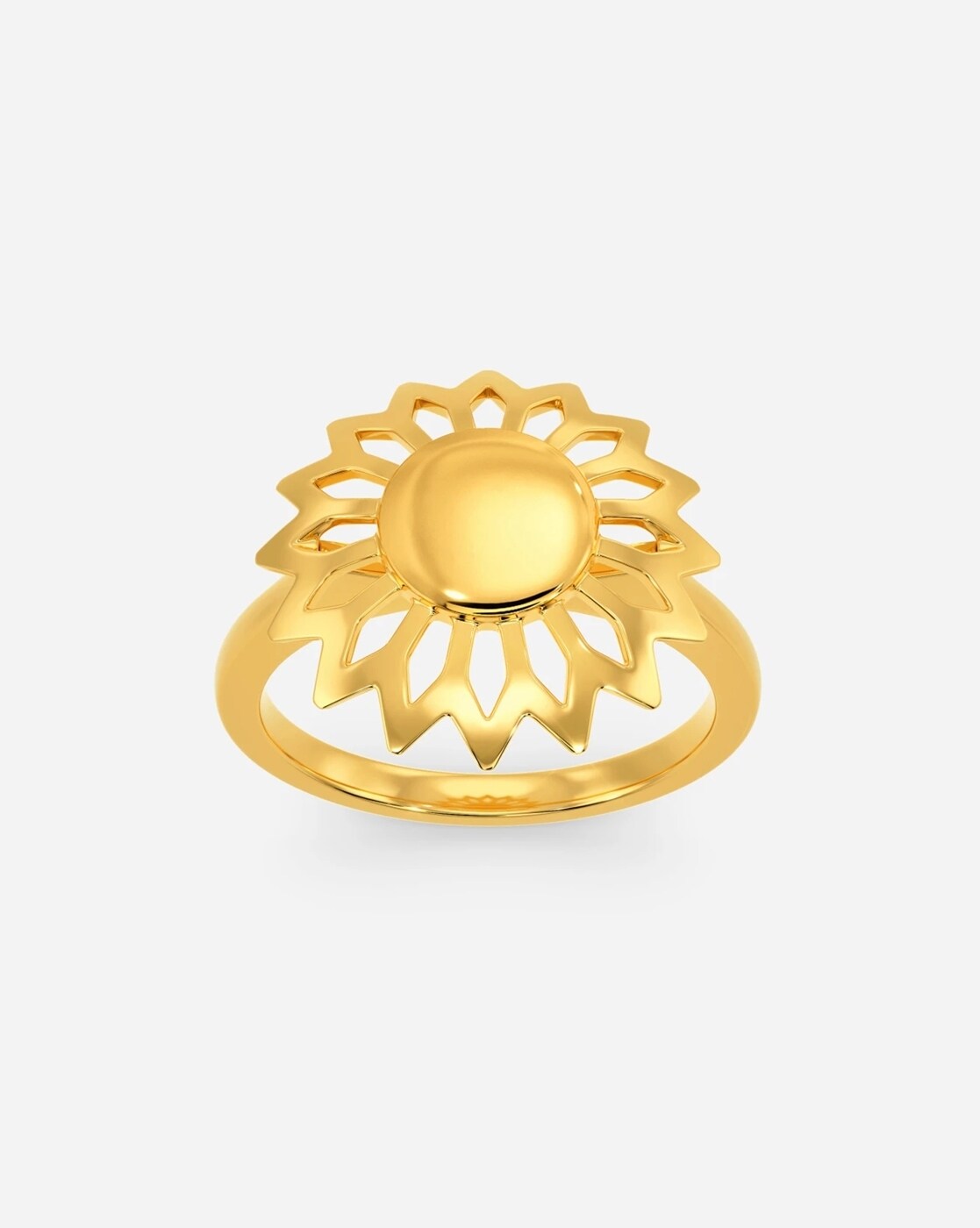 Women's 2 Color Wide Mountain and Sun Ring | David Virtue Jewelry