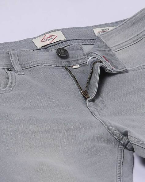 Mid-Rise Skinny Fit Jeans