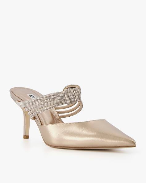 Buy Gold-Toned Heeled Shoes for Women by Dune London Online | Ajio.com