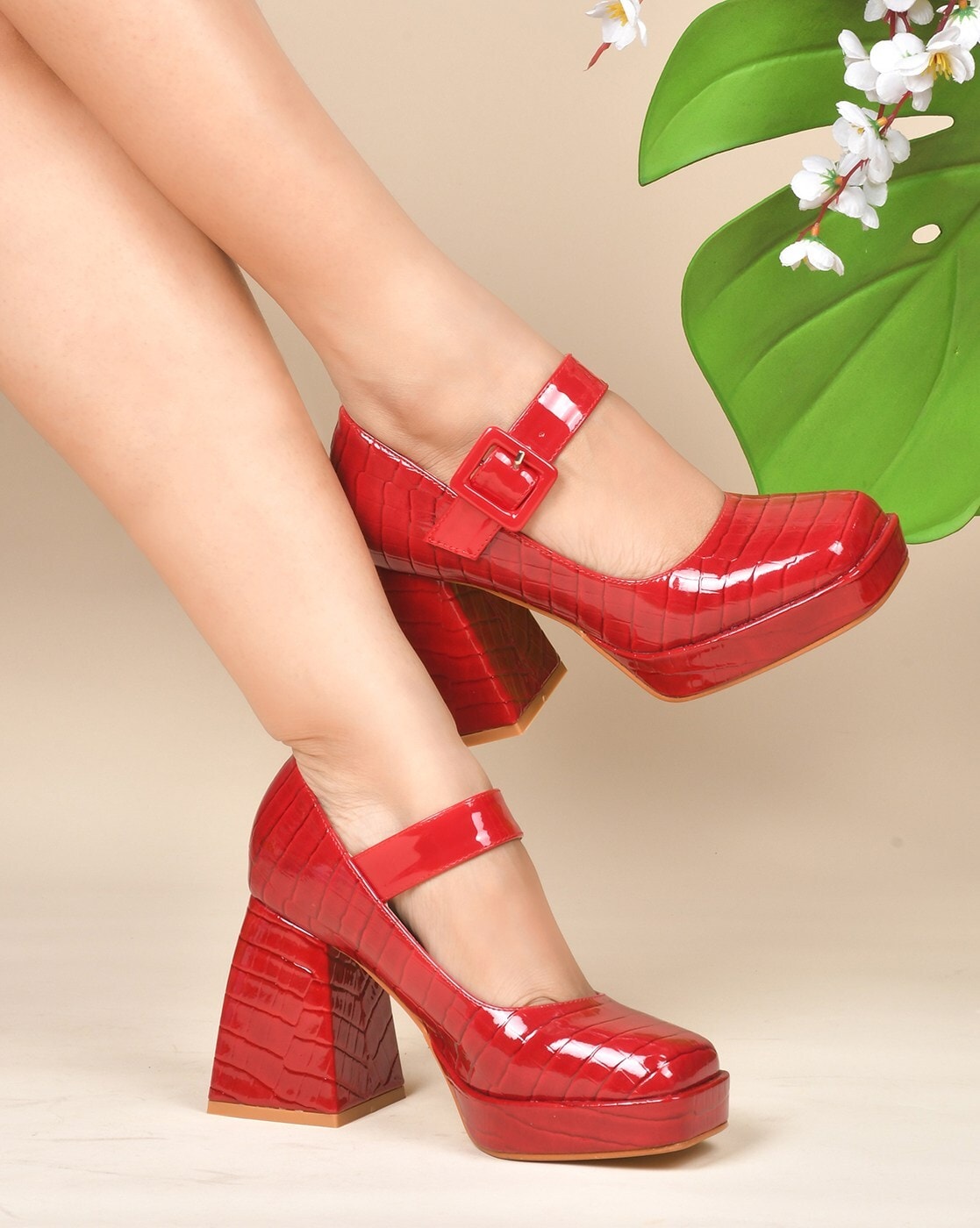 16 Cm Platform Heel Burgundy Color Satin Women's Evening Dress Shoes  Engagement Shoes - 118.18 € + KDV
