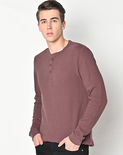 Henley Cotton T-Shirt