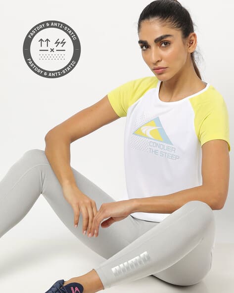 PERFORMAX Logo Print Round-Neck T-Shirt