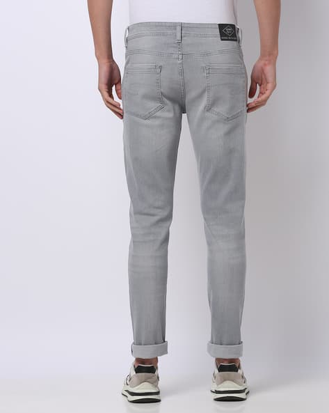 Mid-Rise Skinny Fit Jeans
