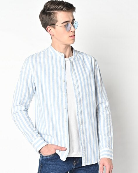 Buy White & Blue Shirts Men by LEVIS Online |