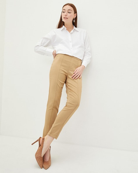 Buy Beige Trousers & Pants for Women by Forever New Online | Ajio.com-anthinhphatland.vn