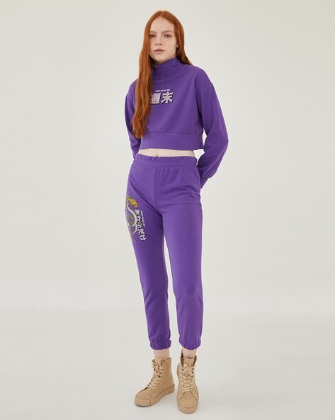 Buy Purple Track Pants for Women by LC Waikiki Online