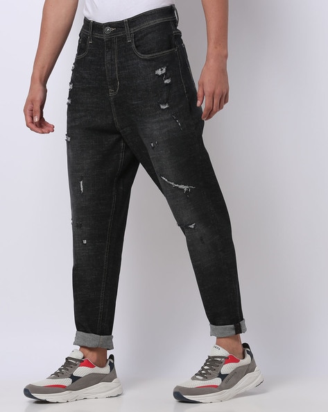 Black Scratch Jeans For Men - Buy Black Scratch Jeans For Men online in  India