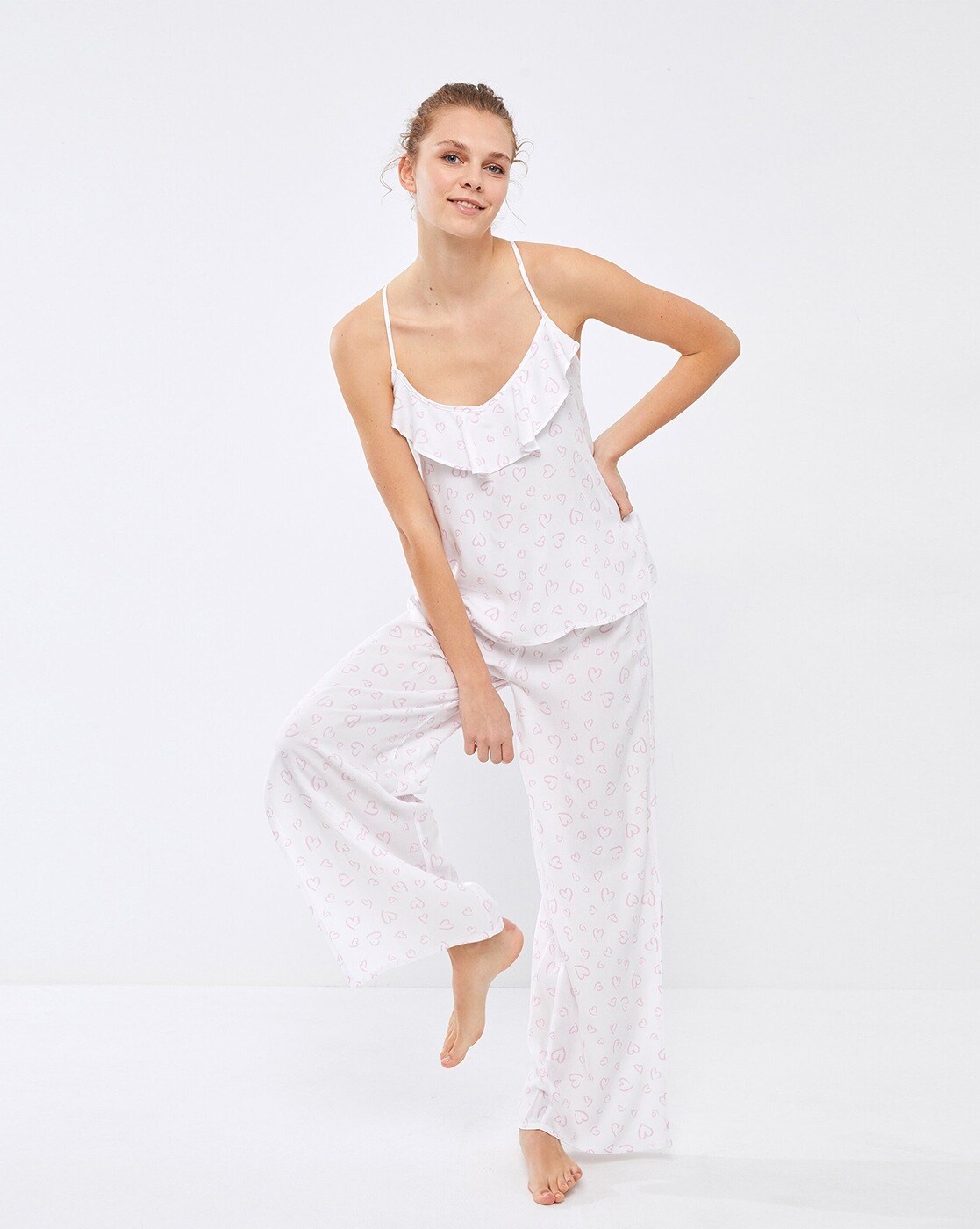 Printed Pyjamas with Elasticated Waist