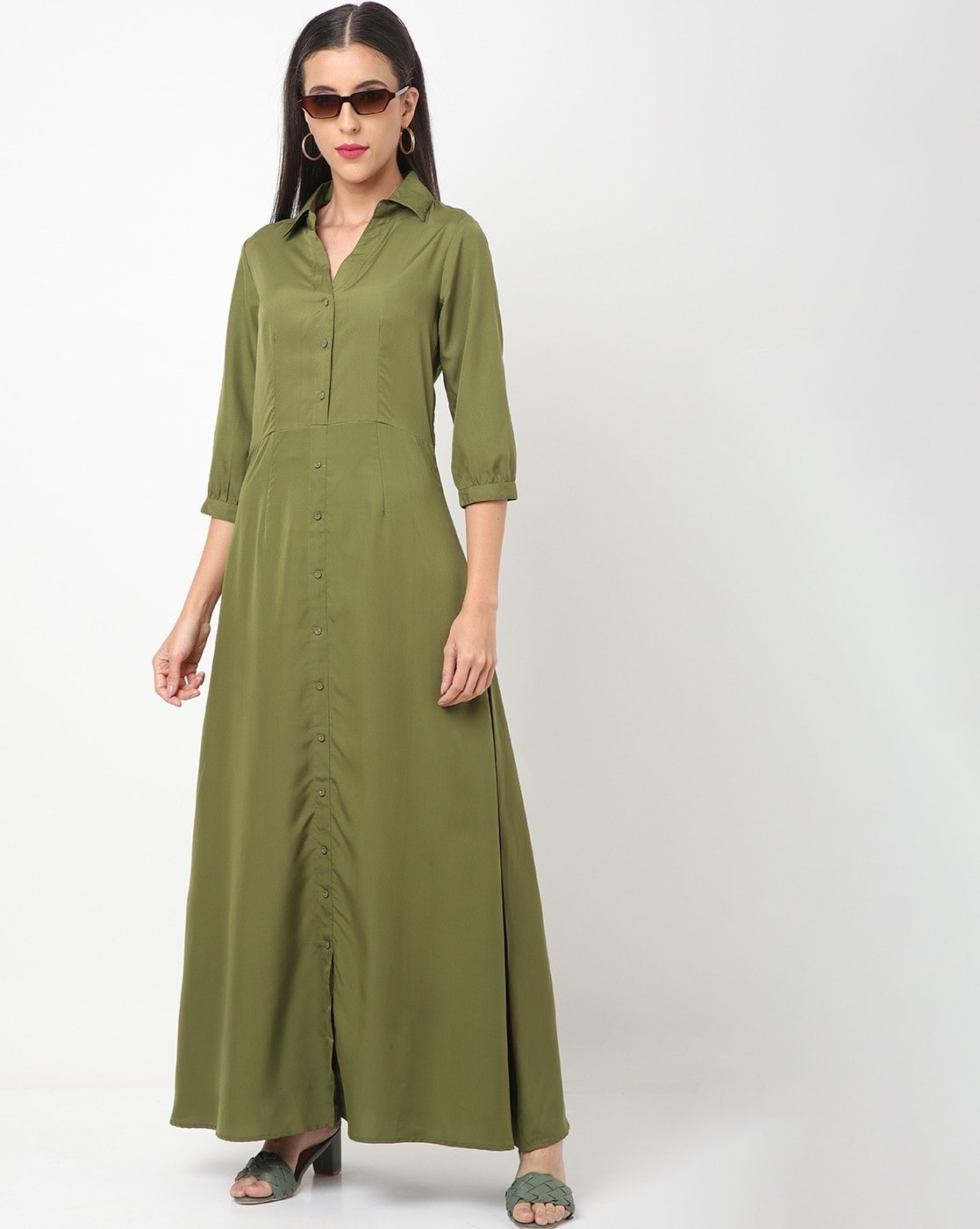 Buy Green Dresses for Women by Needle Works Online | Ajio.com 