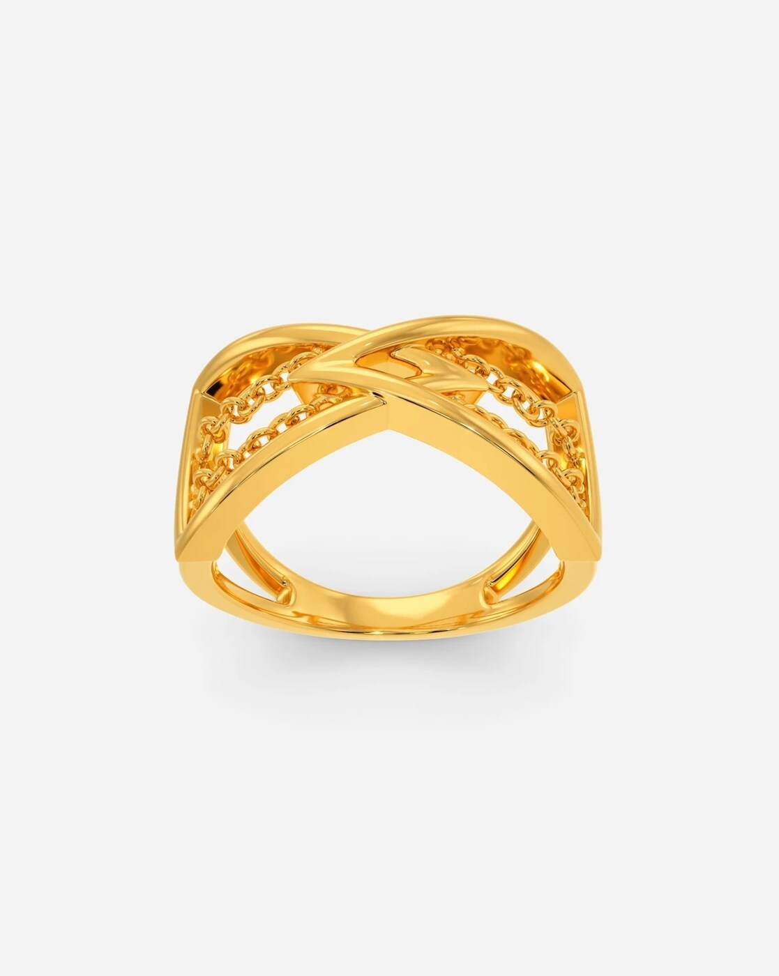 Ethereal 18 Karat Gold And Diamond Finger Ring